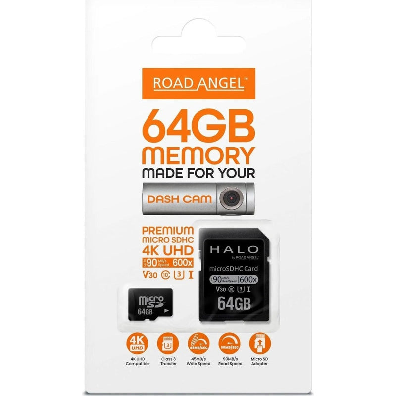 Road Angel RSD64 Dashcam Optimised 64GB MicroSD Card