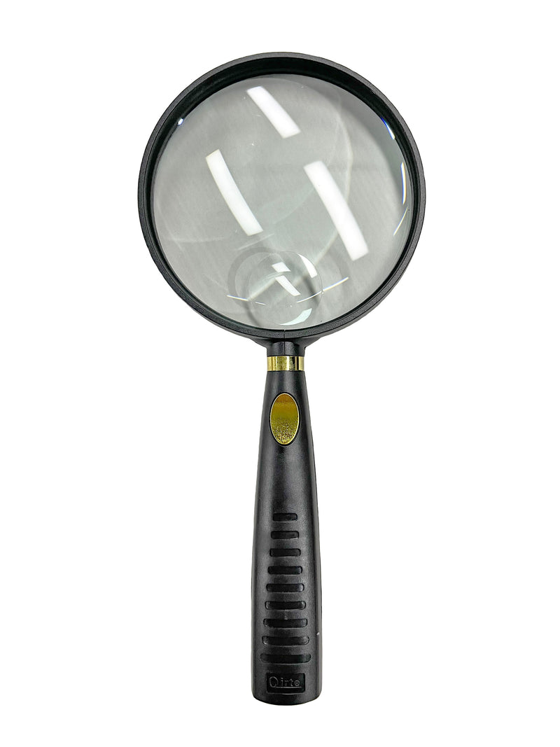 Glass Handheld x5 & x10 Magnifier