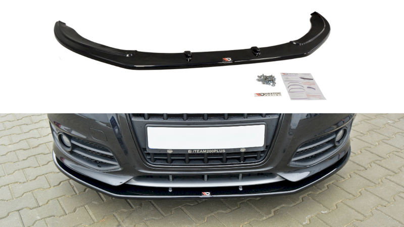 Maxton Design - FRONT SPLITTER V.2 AUDI S3 8P (FACELIFT MODEL) 2009-2013