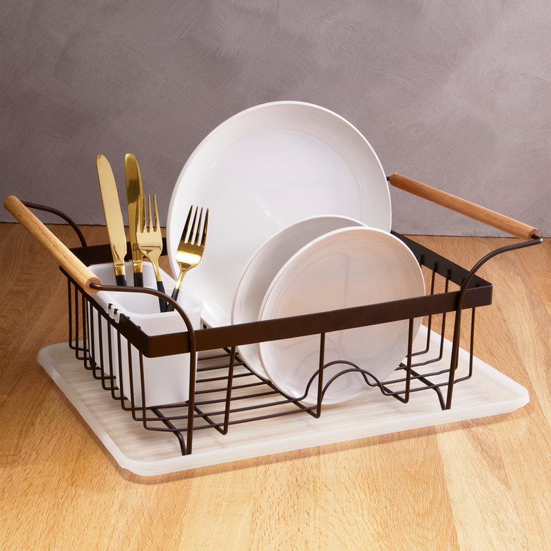 Bronze Powder Coated Dish Drainer | Vertex