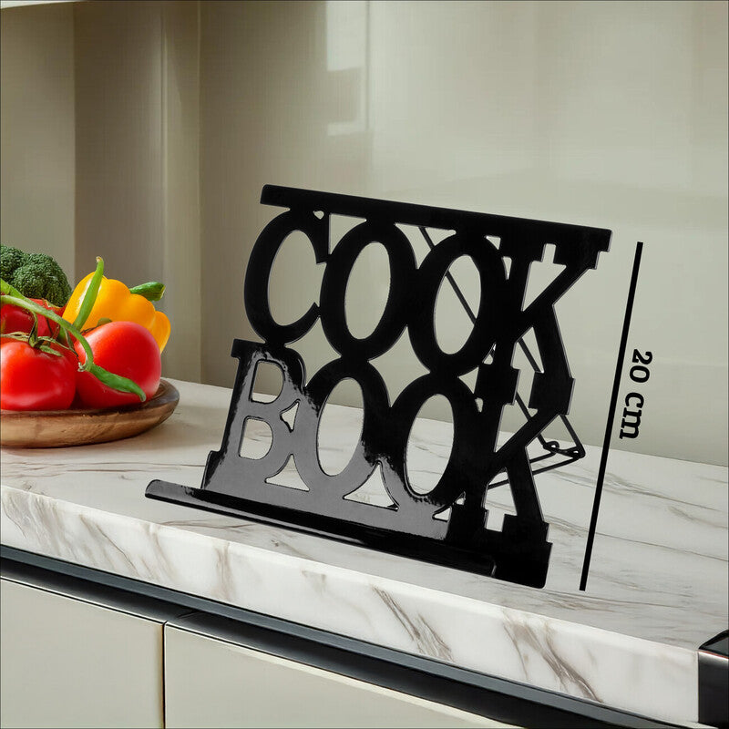 Black Enamel Cook Book Stand | Alpha