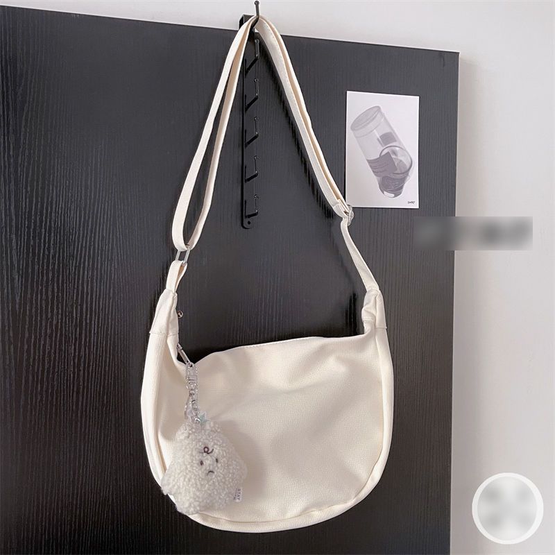 Women's Fashion Simple Solid Color Crossbody Bag