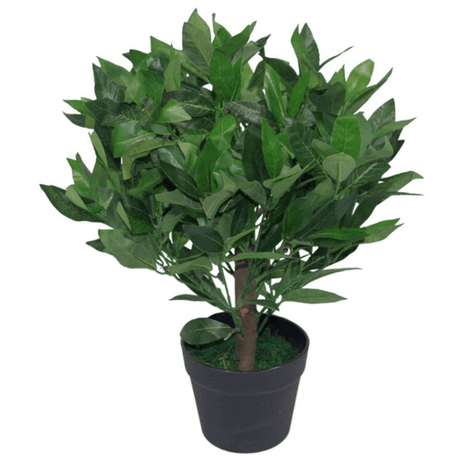 50cm Leaf Design UK Artificial Realistic Bay Laurel Topiary Ball Tree - InStock