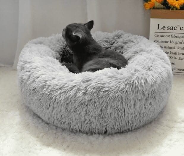 50cm Grey Plush Pet Bed