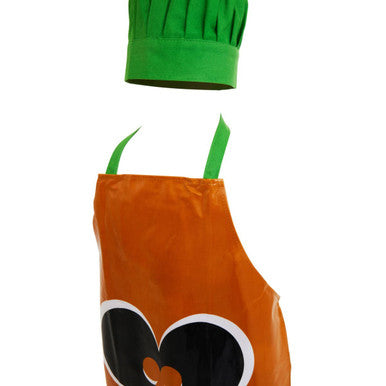 Children's Pumpkin Cotton Chef Set | Halloween