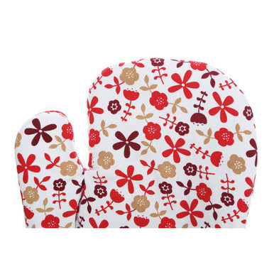 Single Oven Glove | Red Daisy