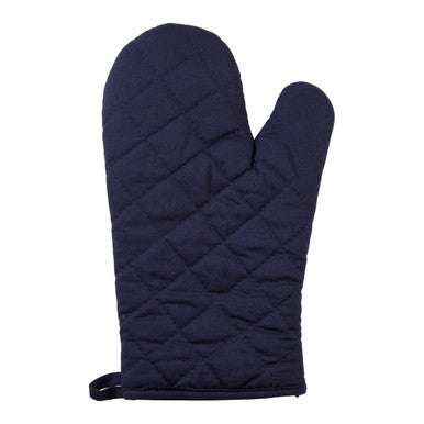 White Blue Single Oven Glove | Modern Retro
