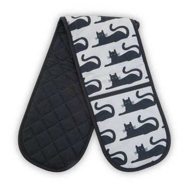 Double Oven Glove | Black Cat