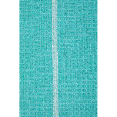Set of 3 Green and White Waffle Tea Towels | Doro