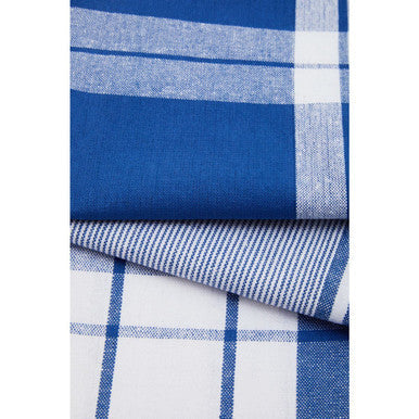 Set of Three Blue and White Tea Towels | Doro