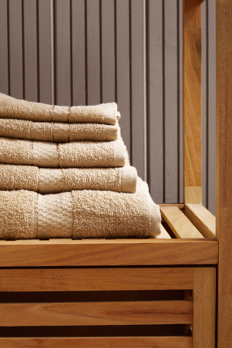 6 Piece Warm Sand Towel Set | Thread and Loom