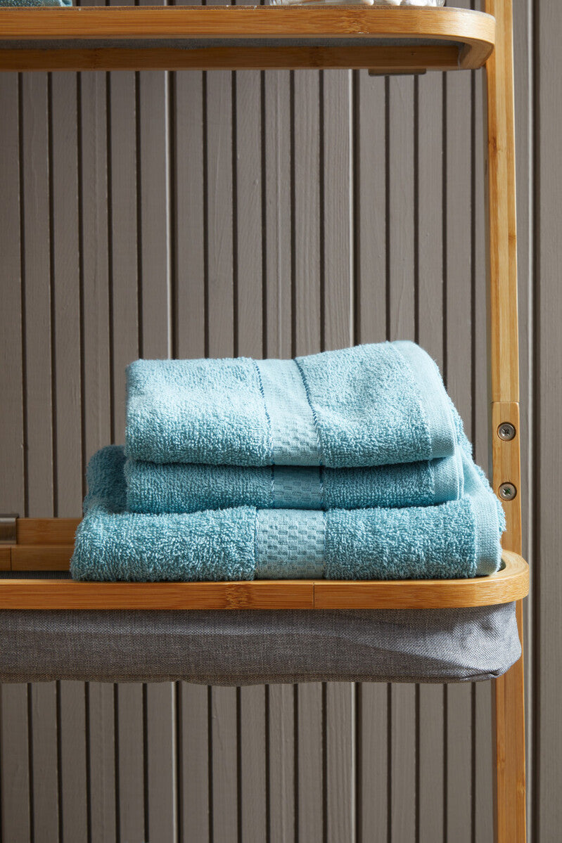 6 Piece Dusty Turquoise Towel Set | Thread and Loom