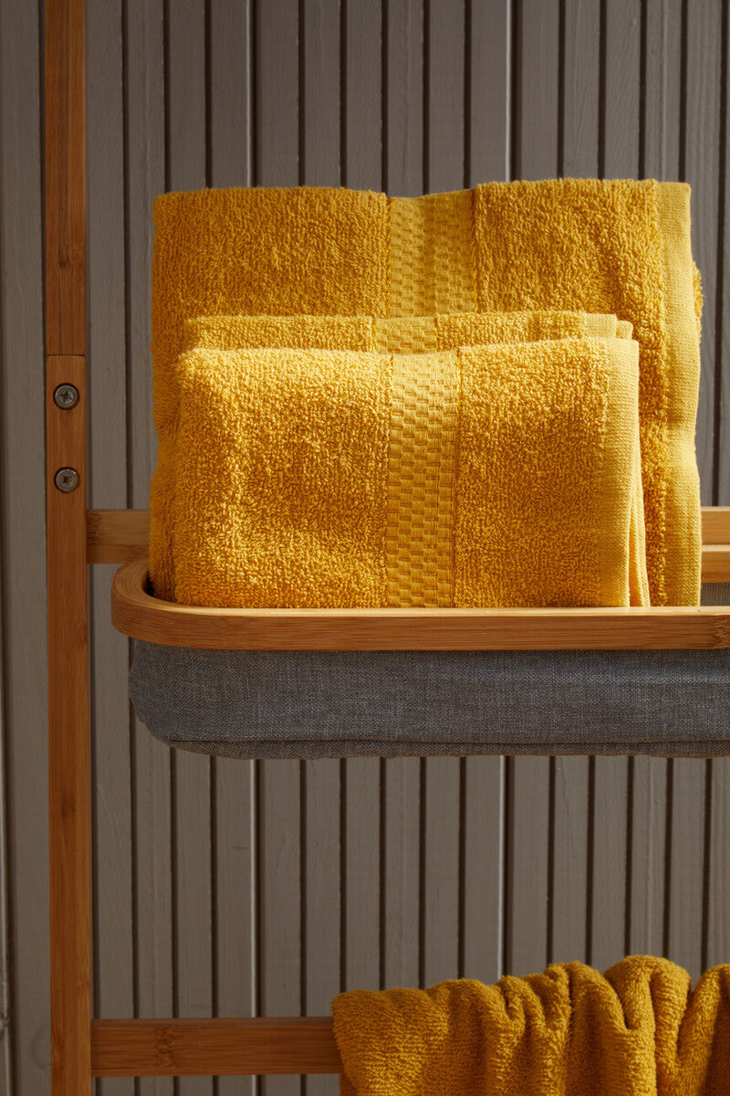 6 Piece Mustard Towel Set | Thread and Loom