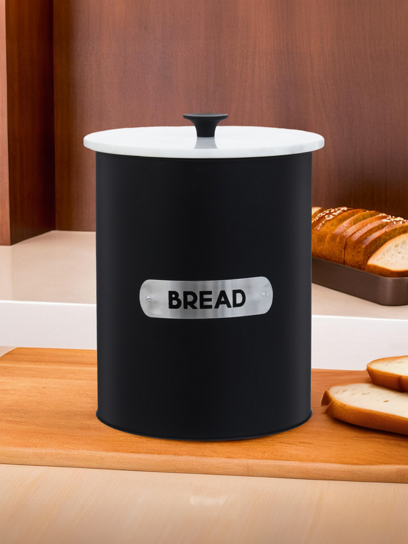 Black Enamel Bread Bin | Liberty