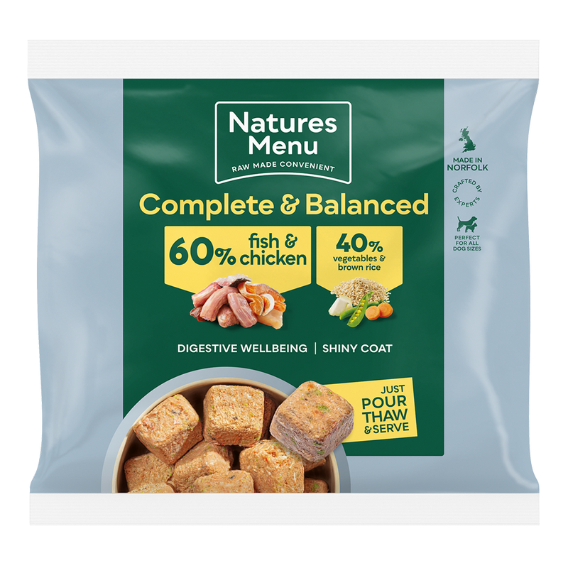 Natures Menu 60/40 Complete and Balanced Fish & Chicken 1kg