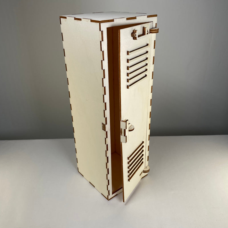 School Locker - Flatpack Model Kit