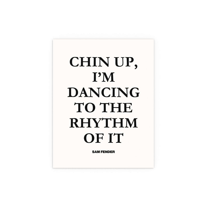 Sam Fender - Chin Up (Black + White)