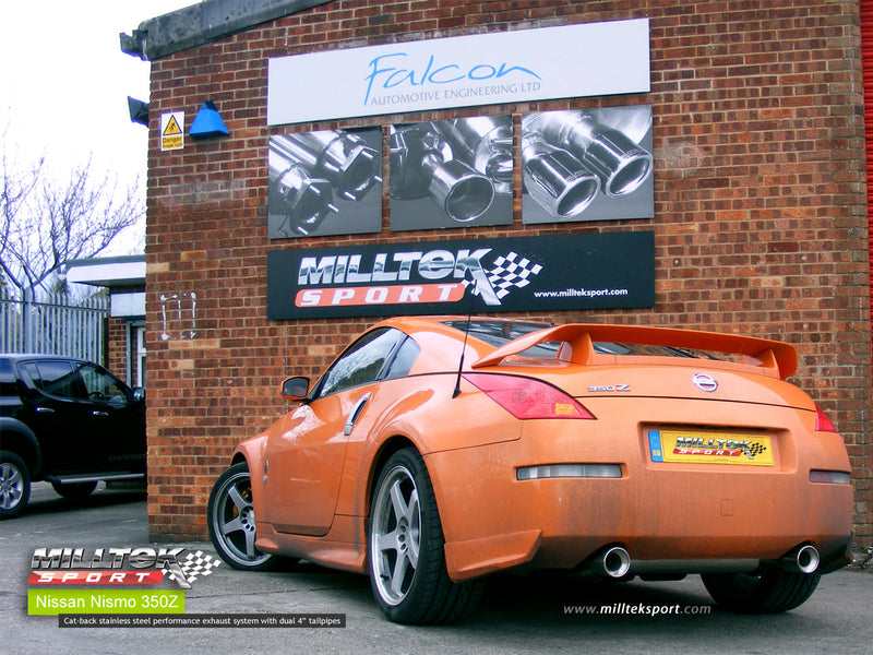 Milltek Sport - Nissan 350Z 3.5 V6 2003 Cat-back Exhaust