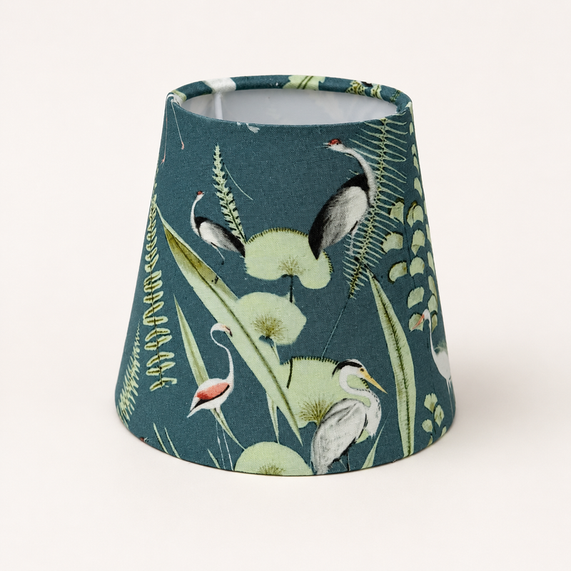 Flamingo Lampshade ~ Blue & Green Shade | Wall Light | Table Lamp | 6 Inch