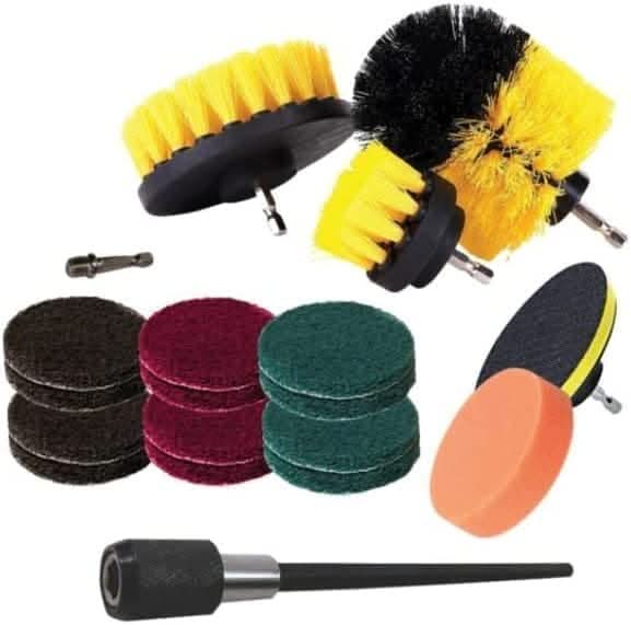 Multipurpose Non-Scratch Nylon Bristles Drill Brush Kit 13pc