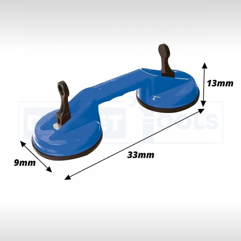 Double Suction Lifter Pad For Glass Window Mirror Metal Dent Puller 70 kg