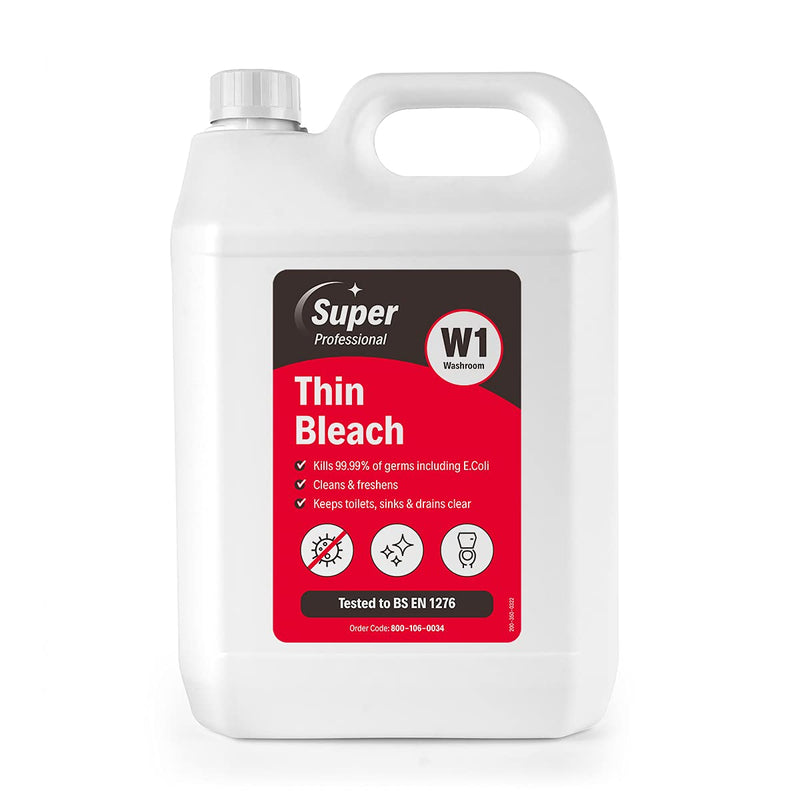 2 x Super Professional Thin Bleach - 5 LITRE
