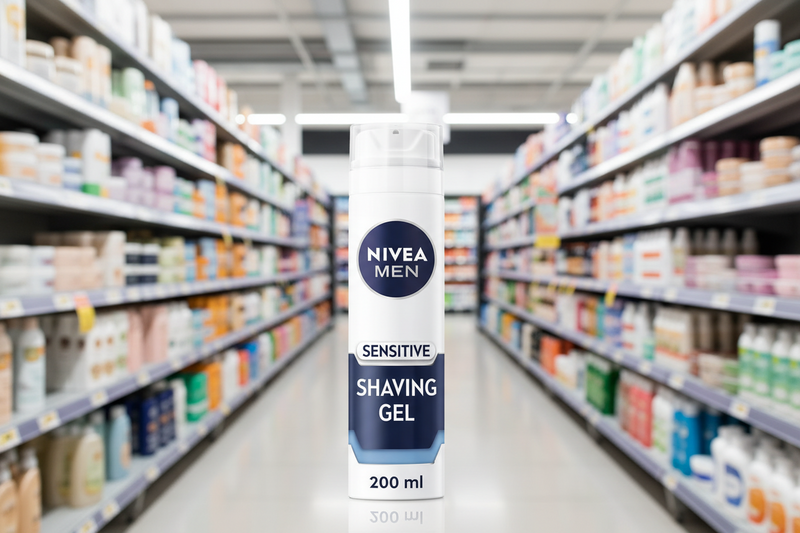 6 x Nivea Men Sensitive Shaving Gel 200Ml