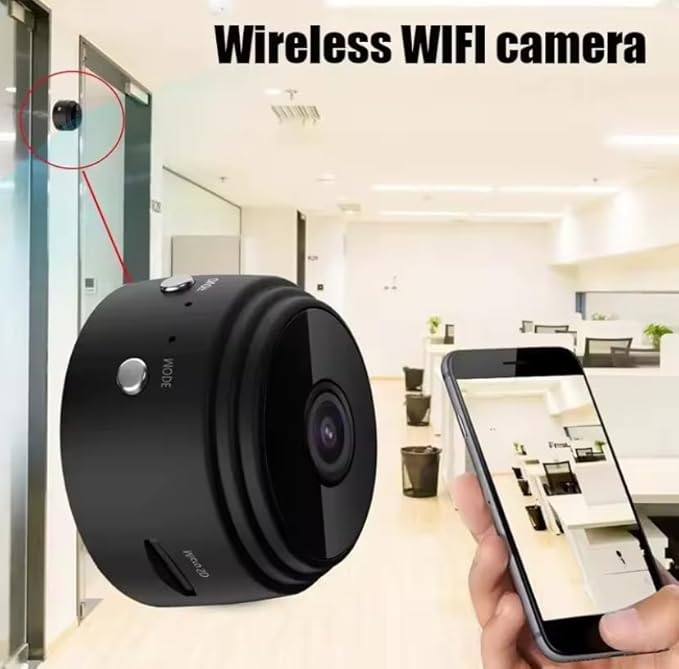 A9 Mini Wi-Fi Security Camera – 1080P HD, Wireless IP Camera with Night Vision & Motion Detection