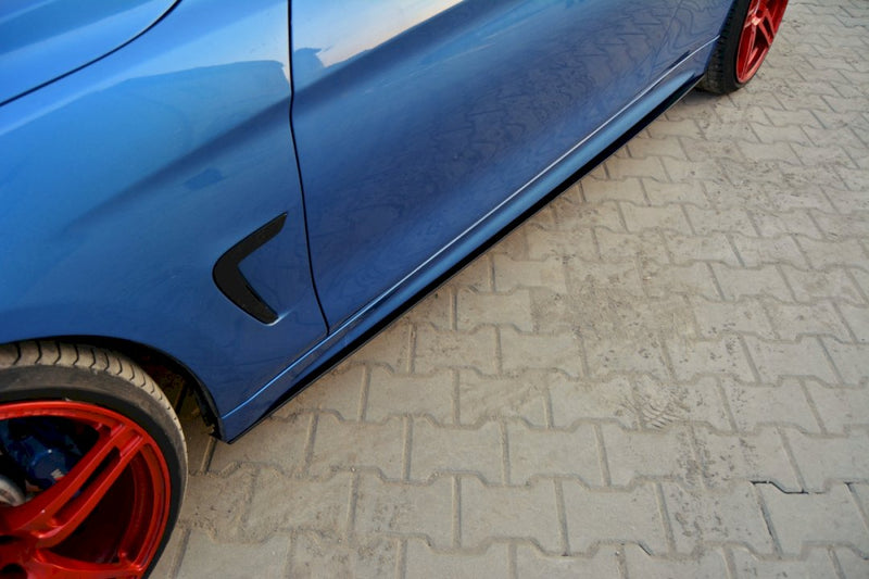 Maxton Design - RACING SIDE SKIRTS SPLITTERS BMW 4 F32 M-SPORT (2013-2016)