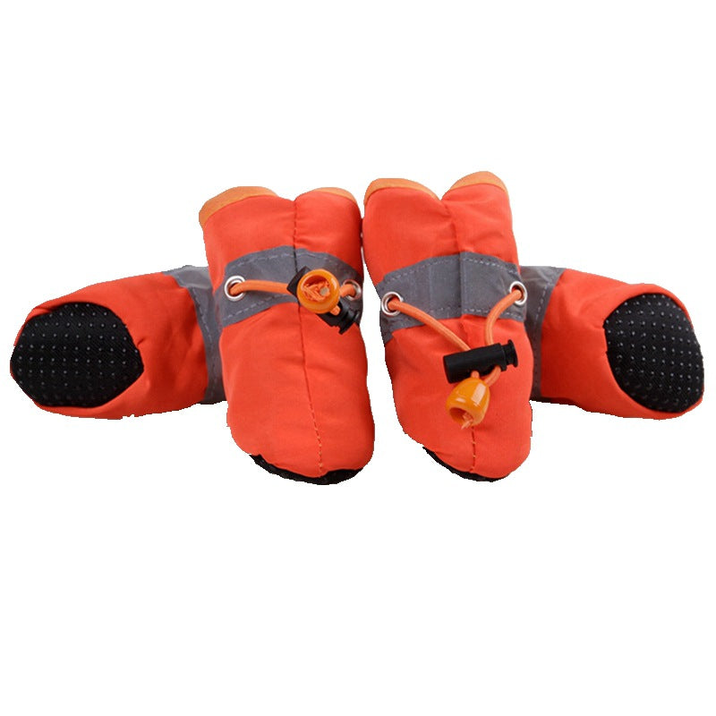 Pet soft bottom rain boots