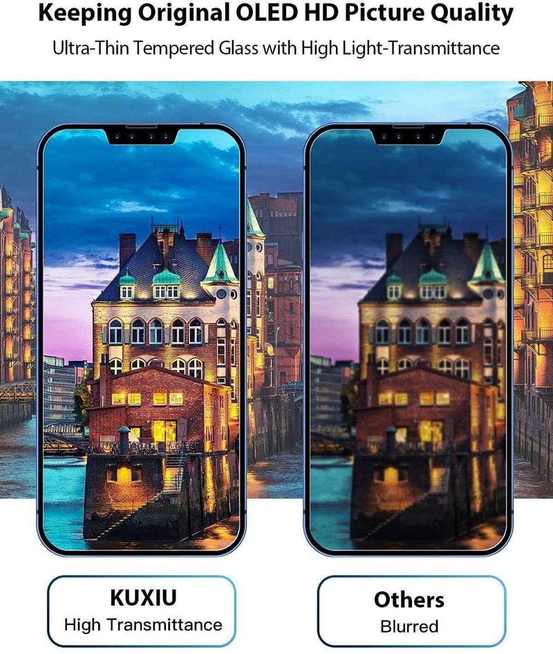 iPhone 13 / 13 Pro Tempered Glass Screen Protectors with Auto Alignment Tool