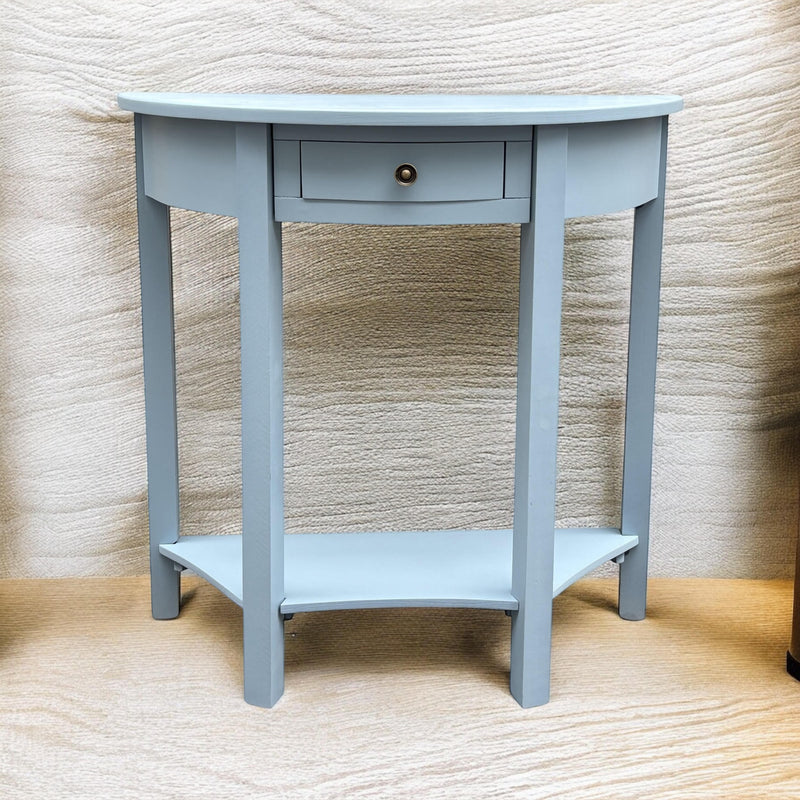 80CM 2 DRAWER SIDE TABLE
