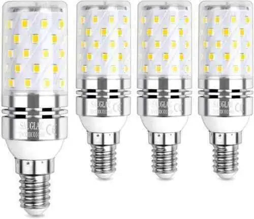 E14 LED Corn Bulb 12W Energy Efficient Solution Lasting up to 25,000 Hours 2 Pk