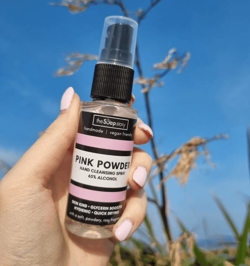 Pink Powder Hand Cleansing Spray