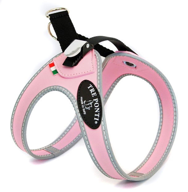 Tre Ponti Secondo Small/Medium Buckle Harness Pink 6-32kg
