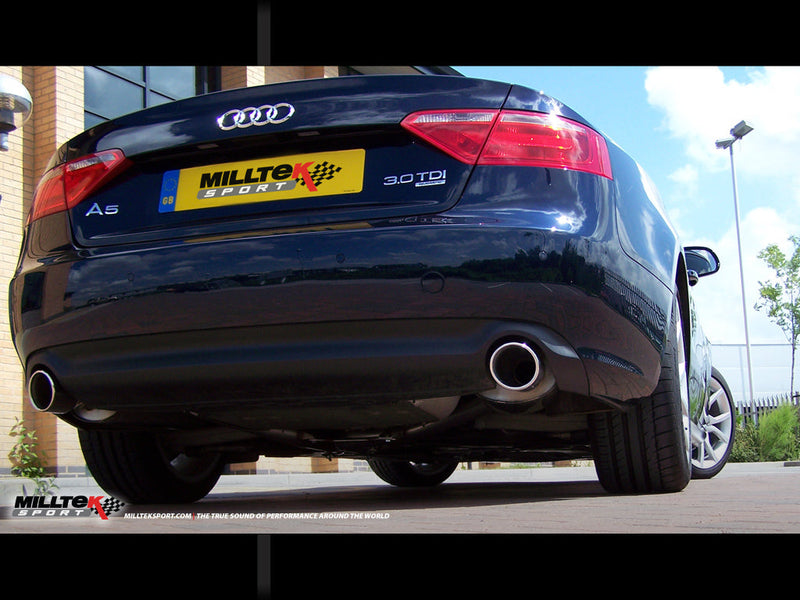 Milltek Sport - Cat Back Exhaust (Multiple Options) Audi A5 B8 (8T) 3.0 TDi (DPF) Coupe & Cabriolet