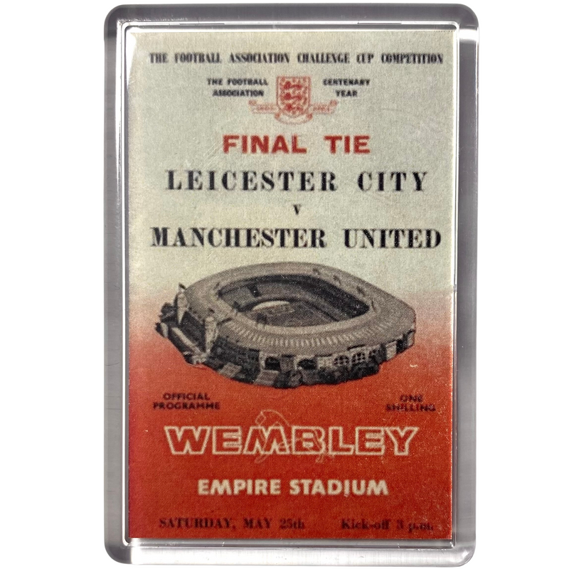 Wembley 1963 Programme fridge Magnet