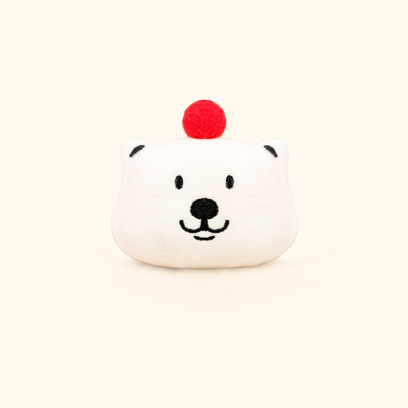 Daily White | Fluffy White Polar Bear Plush Charm