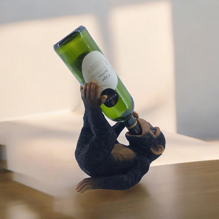 25CM GORILLA WINE BOTTLE HOLDER