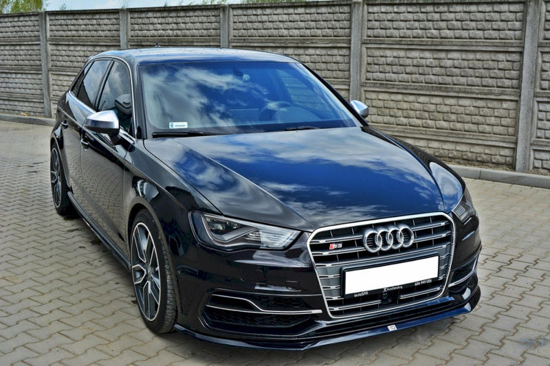 Maxton Design - FRONT SPLITTER AUDI S3 SPORTBACK / AUDI A3 8V SLINE SPORTBACK (2013-2016)