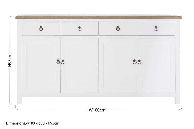 Four Door Sideboard | Hampstead