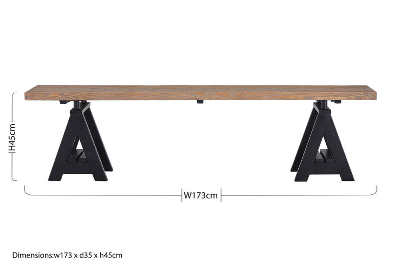 Pine Wood Bench | Hampstead