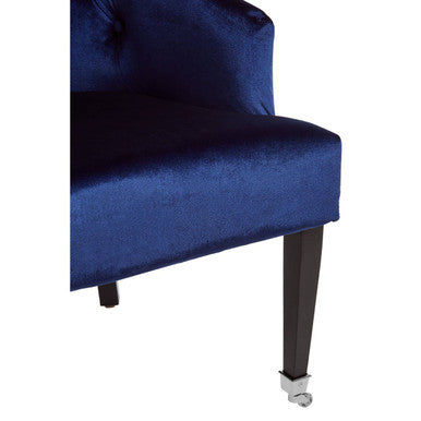 Blue Velvet Lounge Chair | Darwin