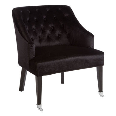 Black Velvet Chair | Darwin