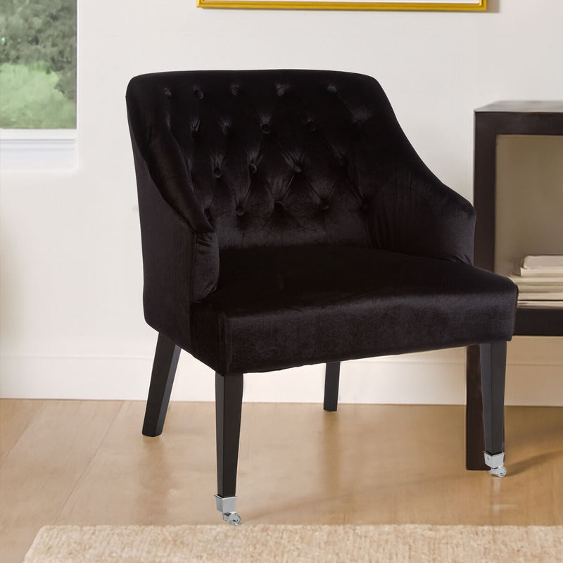 Black Velvet Chair | Darwin