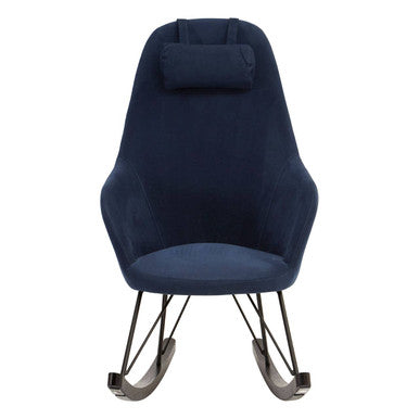Blue Fabric Rocking Chair | Kolding