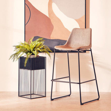 Ash Bar Chair with Angled Legs | Dalston