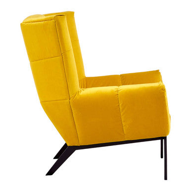 Yellow Fabric Armchair | Maiko