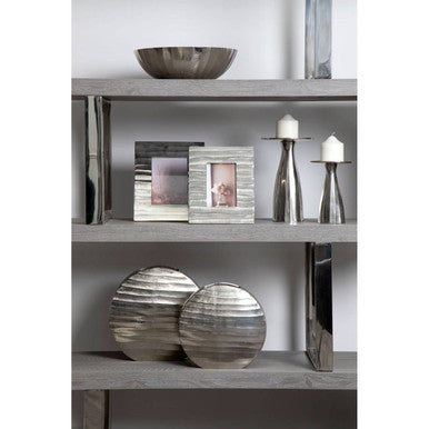 Grey Elm Wood 4 Tier Bookshelf | Ulmus