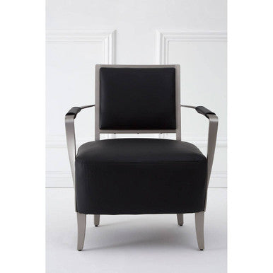 Black Leather Armchair | Moda